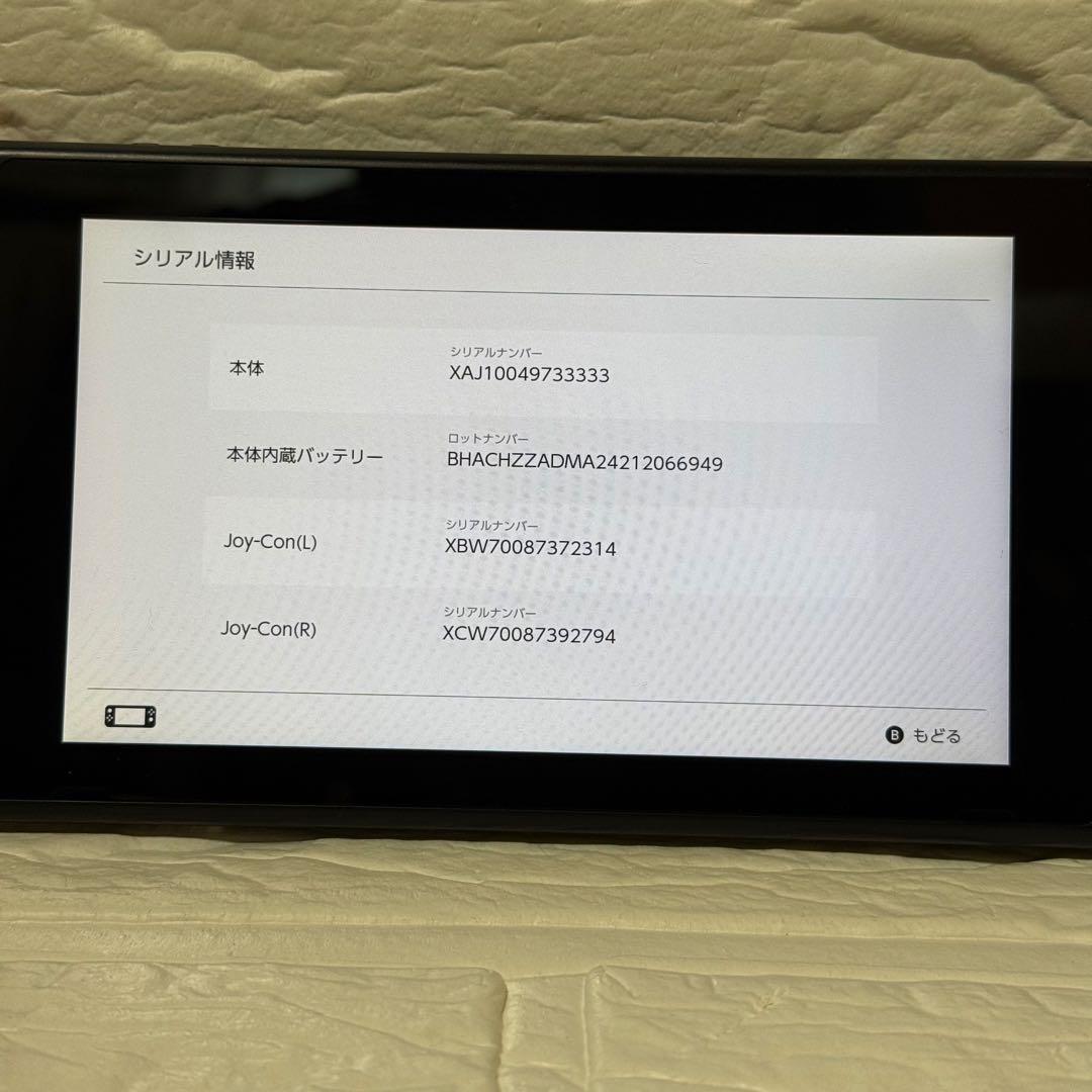 ニンテンドースイッチ 本体 バッテリー強化版 2019年製 動作確認済 画面美品