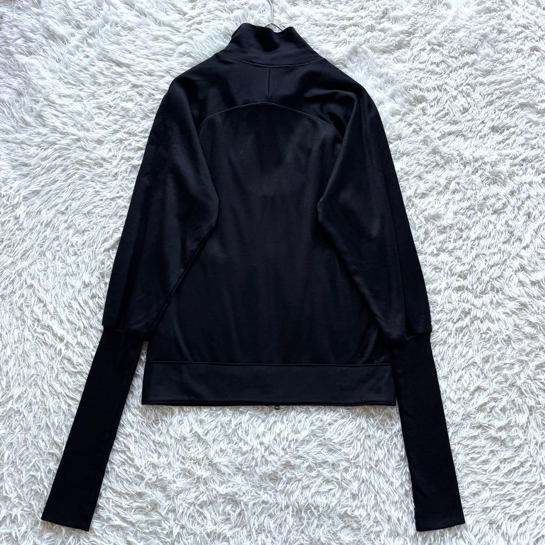 グッチ　ジャージ　セットアップ　シルク　絹　インターロッキング　刺繍ロゴ　黒　S