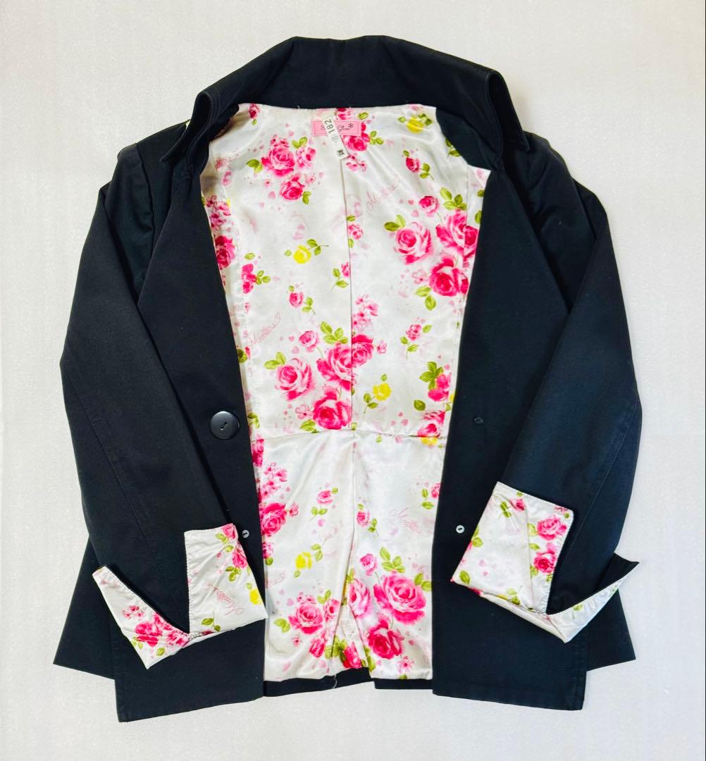 MARS sugar gloss ジャケット 美品 バラ柄ベルト付き Sサイズ