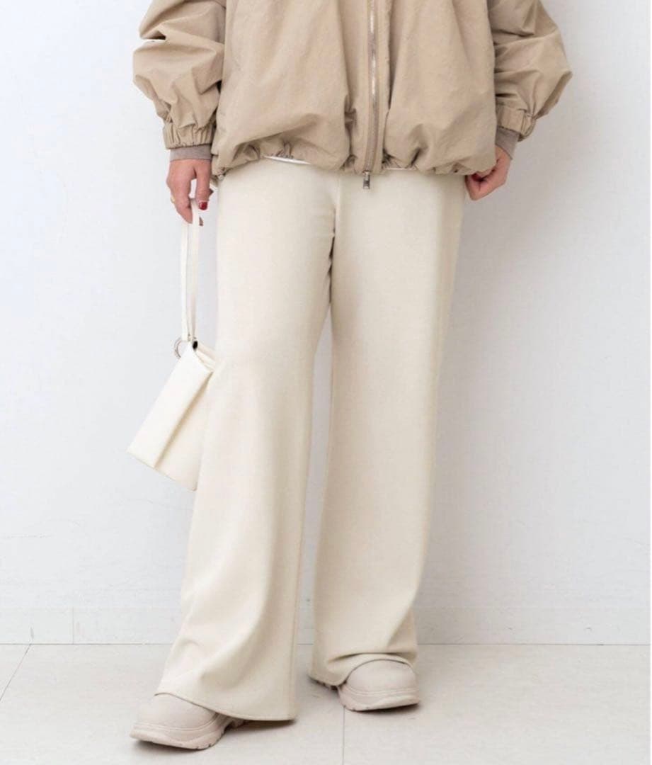 【未使用タグ付き】AP STUDIO エラスティックパンツ ナチュラル 36 M