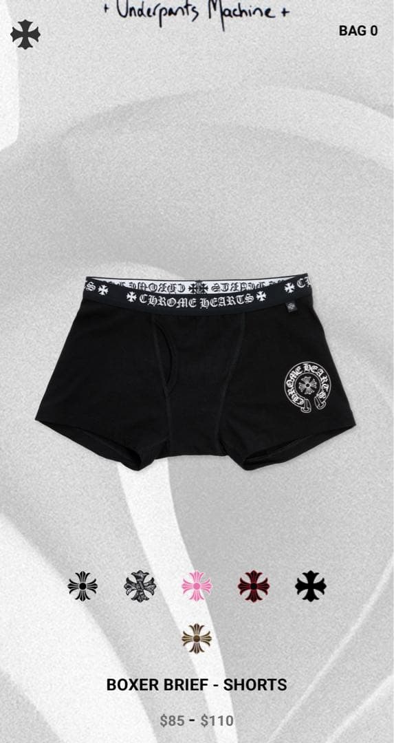 クロムハーツBOXER BRIEF - SHORTS S size
