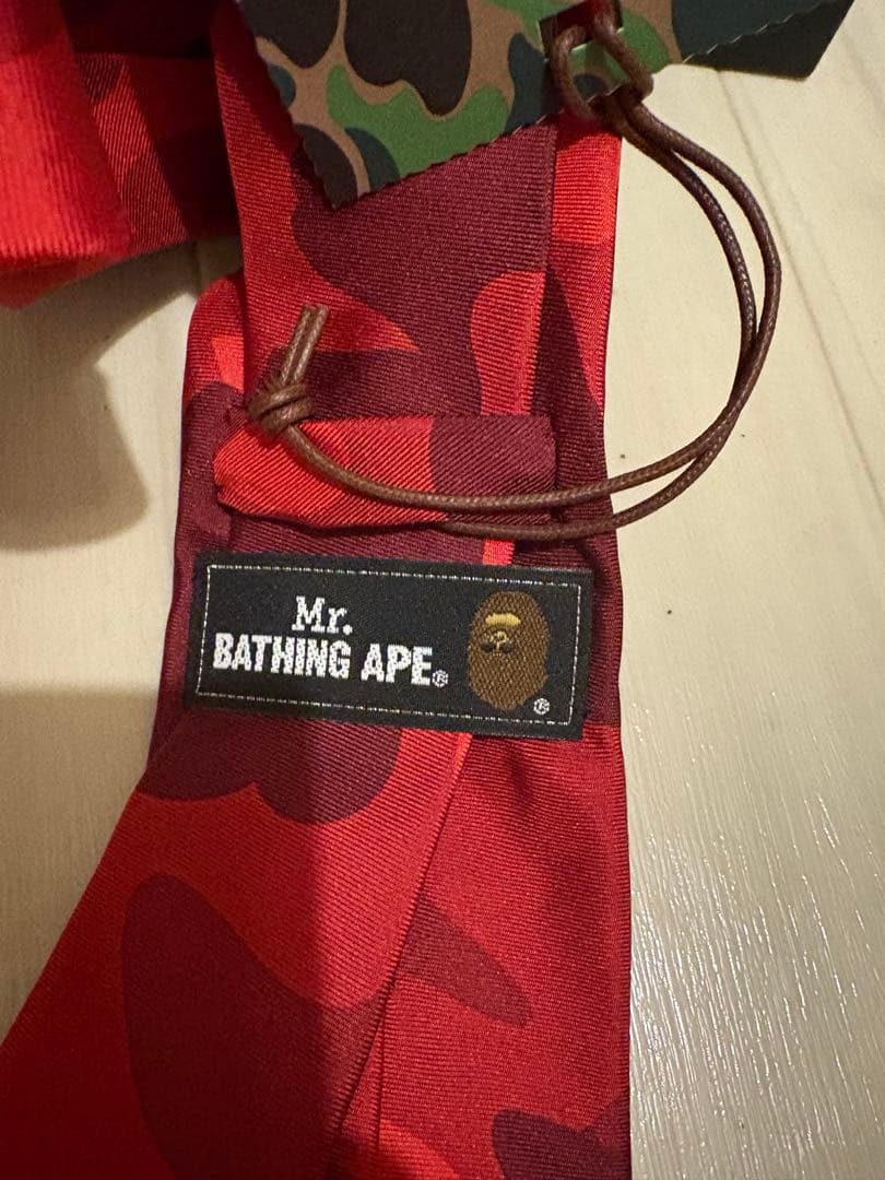 ス*オ様 MR.BATHING APE カモ柄 camo ネクタイ