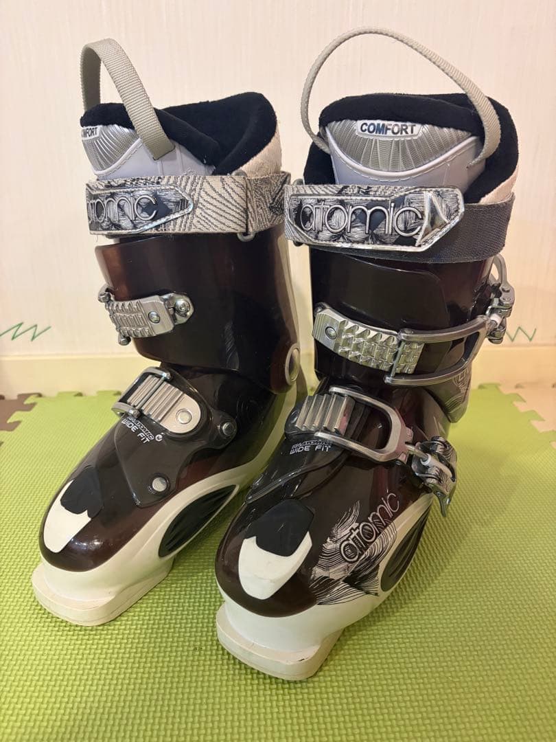 SALOMON スキー板　atomicブーツ　KIZAKI ポール　3点セット