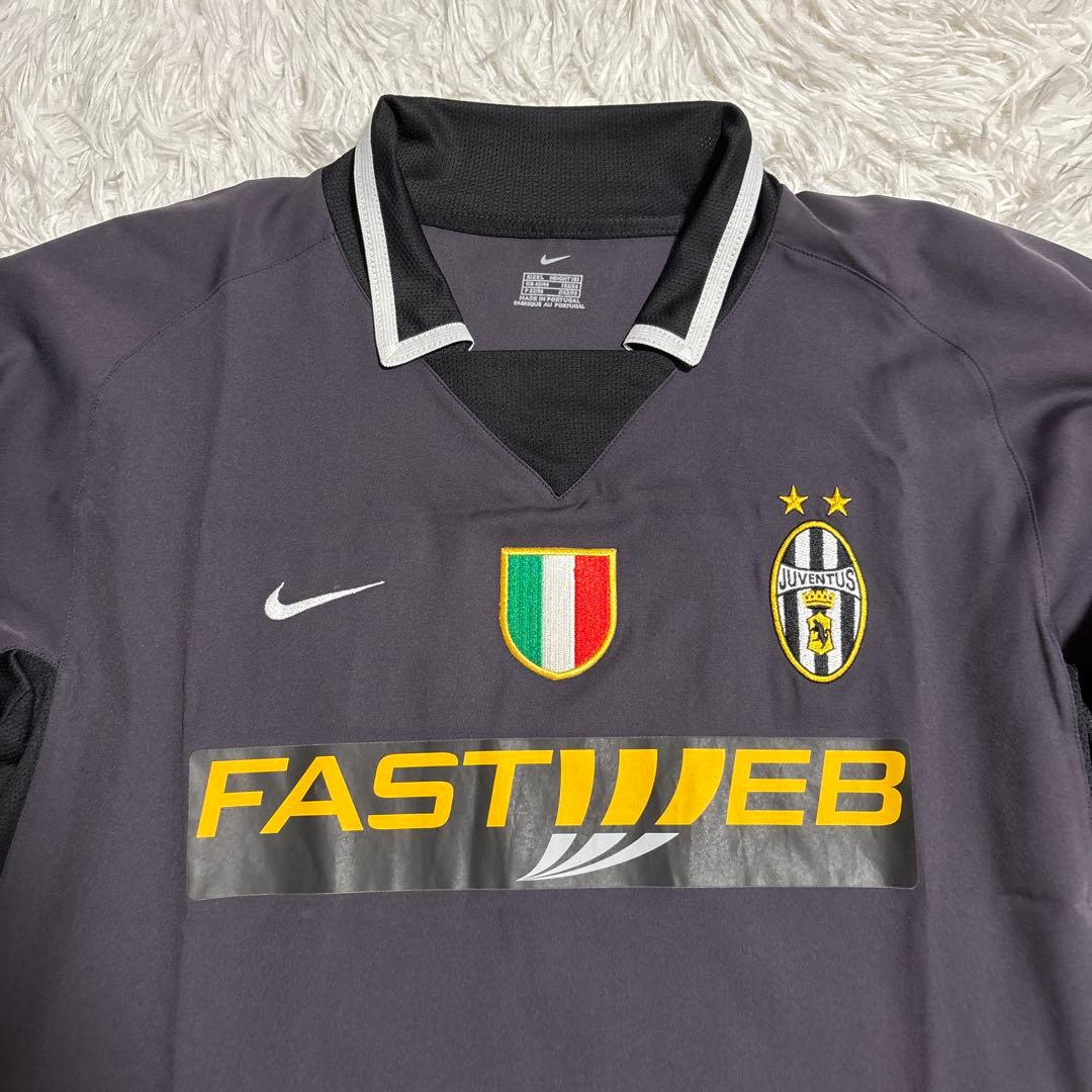 00s Y2K NIKEナイキ ユベントス ゲームシャツ トレセゲ ユニフォーム