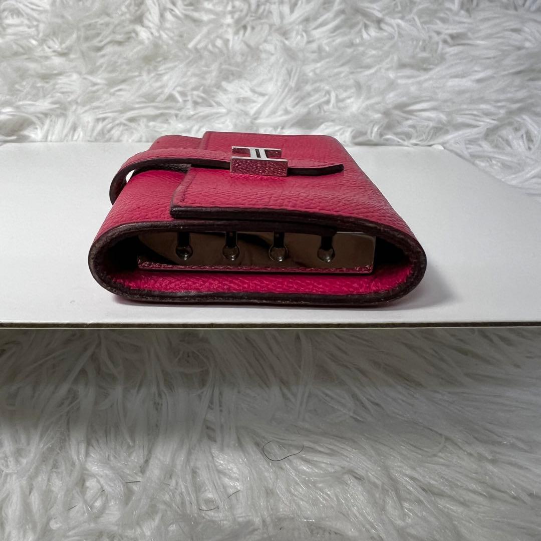 エルメス ✨べアン✨キーケース ４連 ピンク系