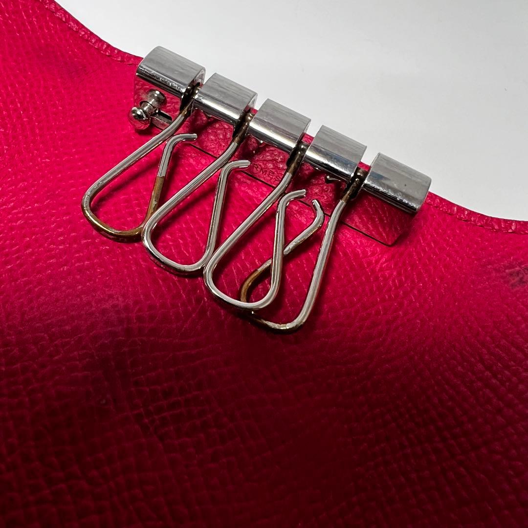 エルメス ✨べアン✨キーケース ４連 ピンク系