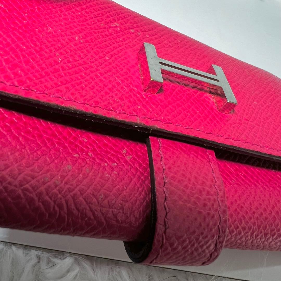 エルメス ✨べアン✨キーケース ４連 ピンク系