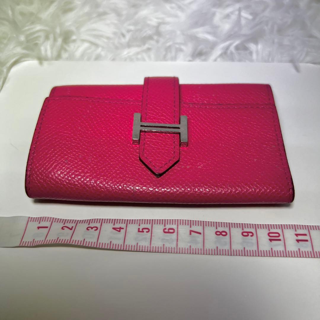 エルメス ✨べアン✨キーケース ４連 ピンク系