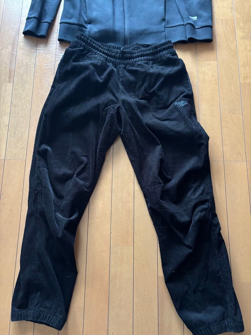 nanamica × Reebok コーデュロイボトム　パーカー　ナリフリ