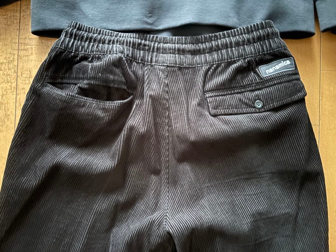 nanamica × Reebok コーデュロイボトム　パーカー　ナリフリ