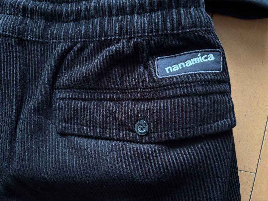 nanamica × Reebok コーデュロイボトム　パーカー　ナリフリ