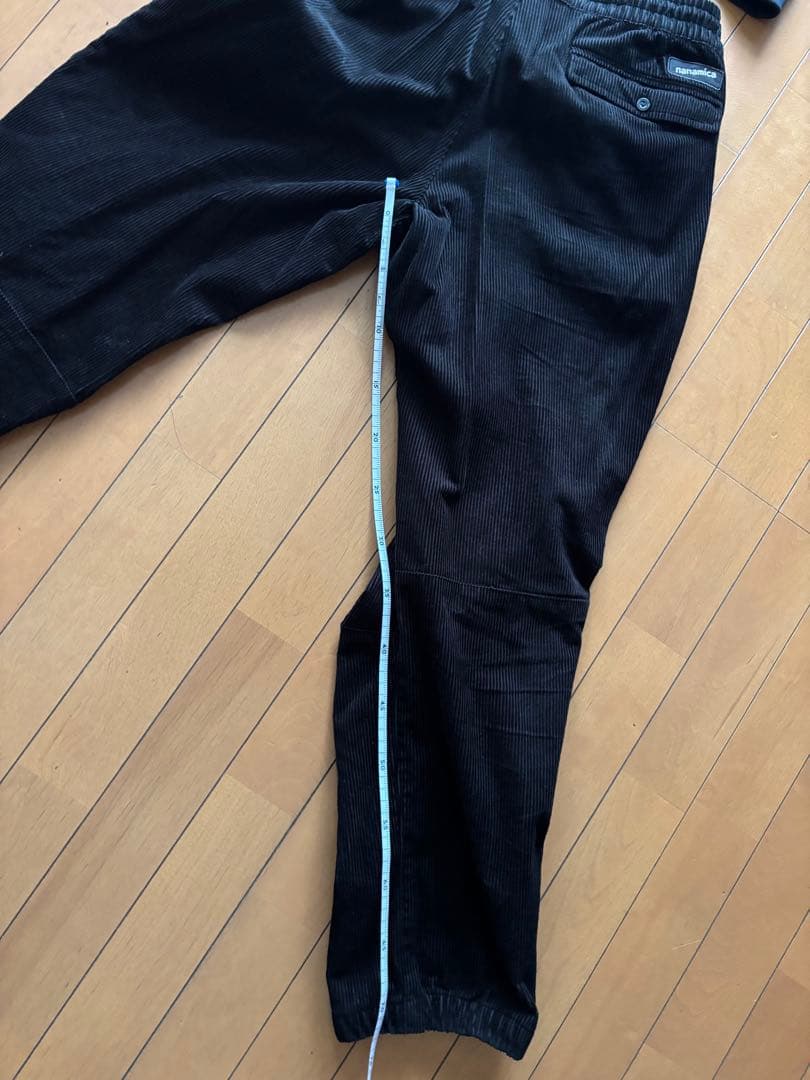 nanamica × Reebok コーデュロイボトム　パーカー　ナリフリ