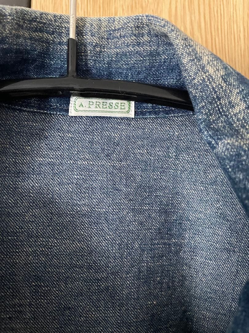 ジャケット・アウター A.PRESSE US NAVY Denim Jacket