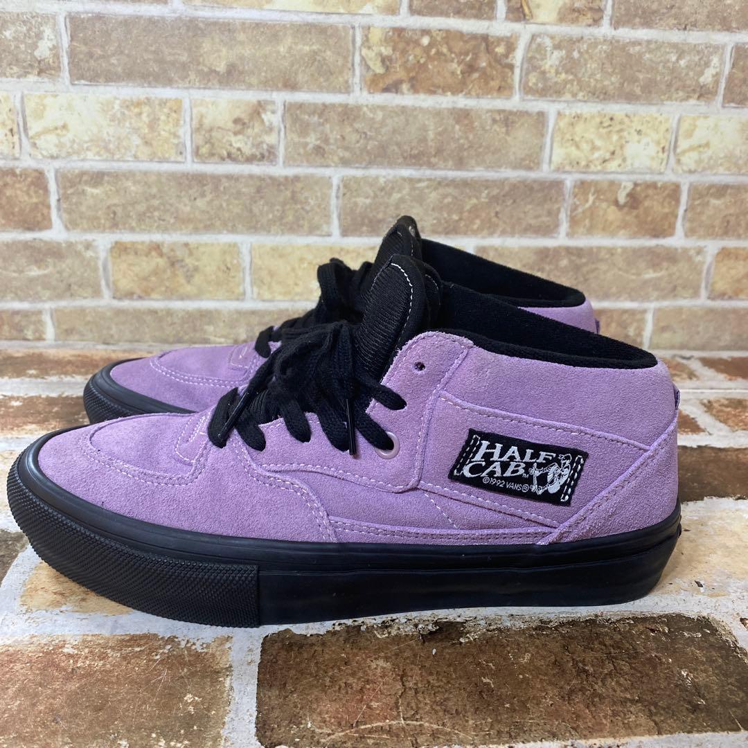 VANS SKATE HALFCAB パープル ブラック 24.5cm