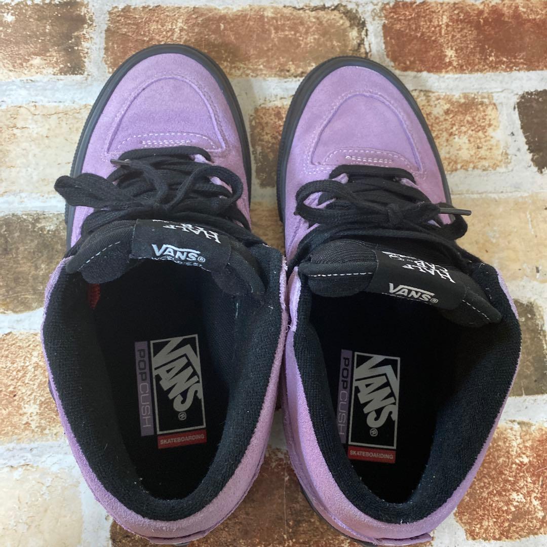 VANS SKATE HALFCAB パープル ブラック 24.5cm