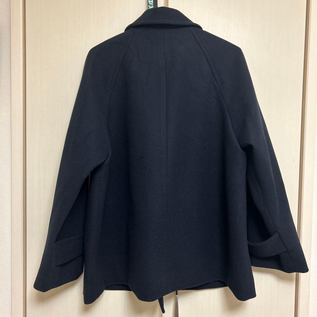 ROPE' PICNIC ジャージーメルトンシリーズ 金ボタンミドル丈コート