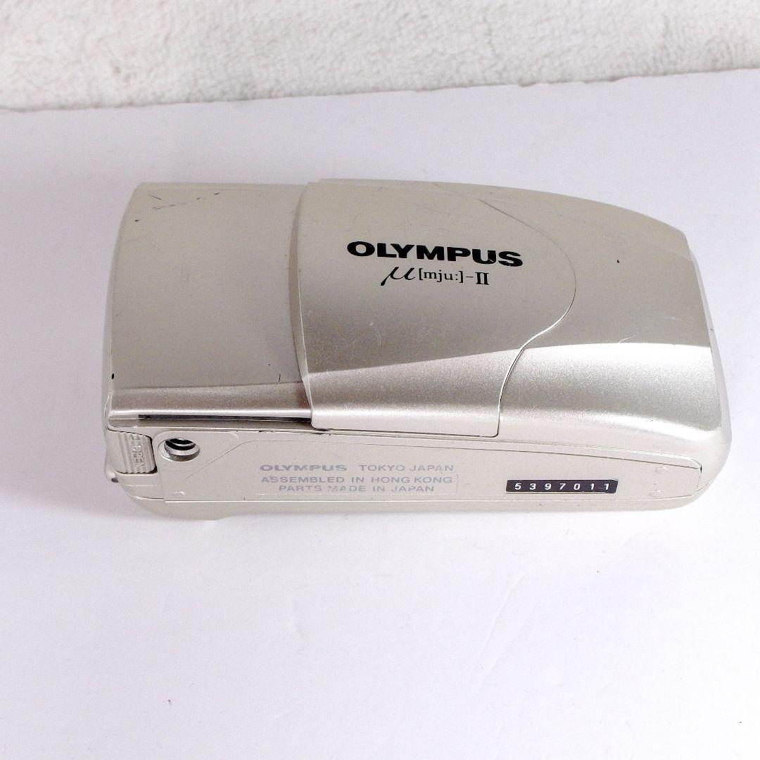 完動実用品 オリンパス OLYMPUS μ- II 35mm f2.8 シルバー