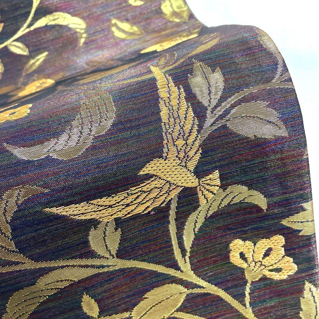 専用帯6071 ●斉藤三才 高級 正絹 六通 袋帯