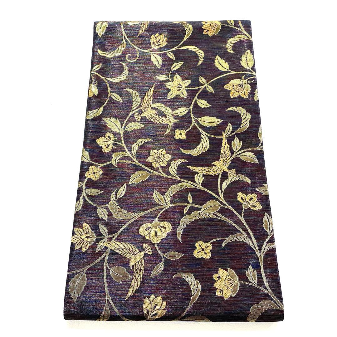 専用帯6071 ●斉藤三才 高級 正絹 六通 袋帯