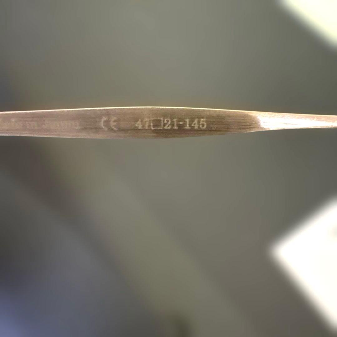 EVE un BLUE メガネ　ユニセックス