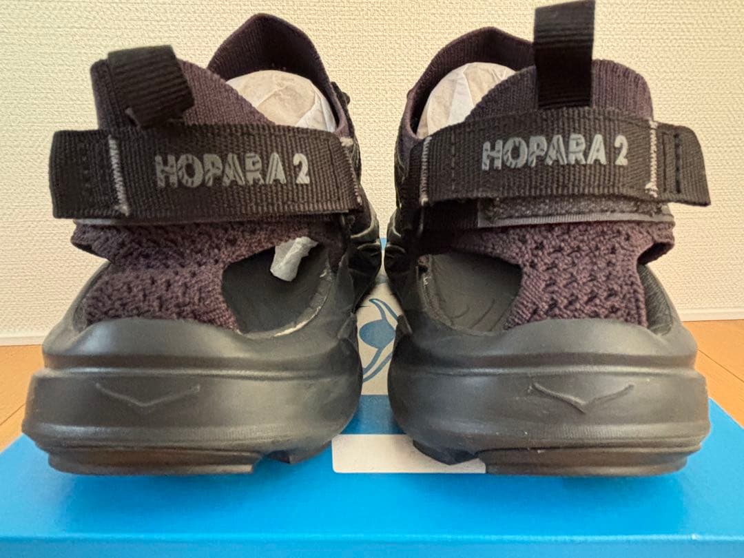 HOKA HOPARA2メンズ26.5㎝ブラック スポーツサンダル