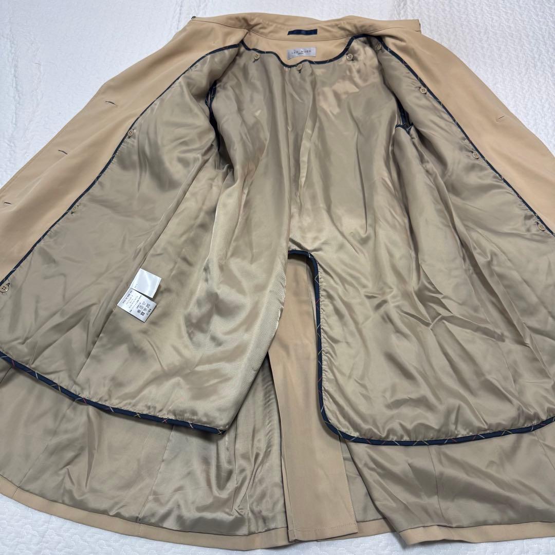 【美品】AOKI LES MUES トレンチコート ベージュ 6L ライナー付き