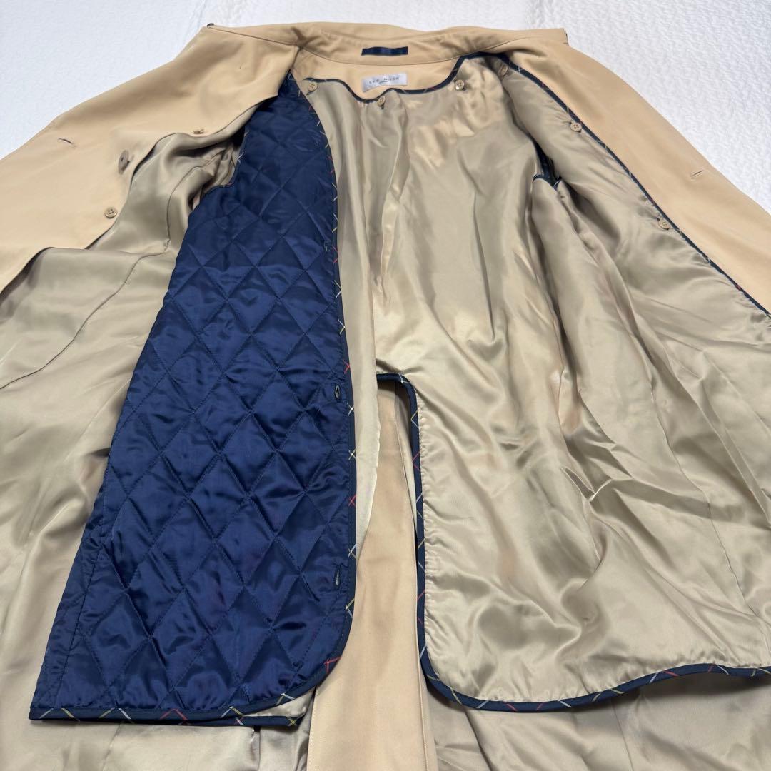 【美品】AOKI LES MUES トレンチコート ベージュ 6L ライナー付き