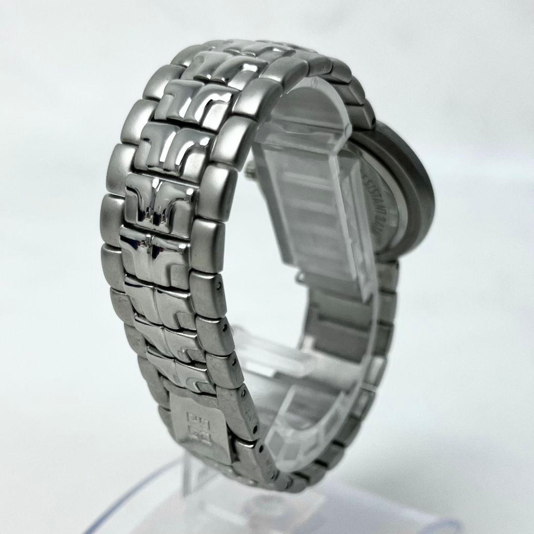 【美品】 稼働 GIVENCHY SY.18.XV ネイビー文字盤 腕時計