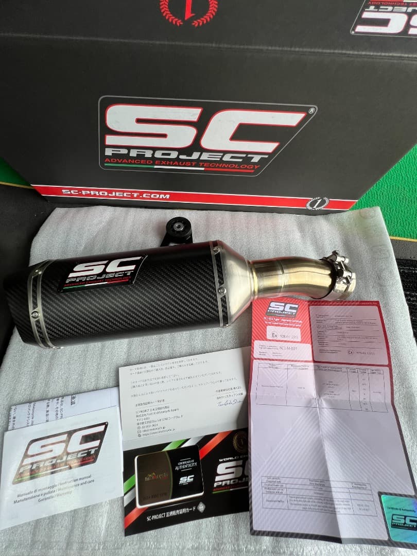SC-PROJECTスリップオンマフラー(S1000XR ‘20-23)