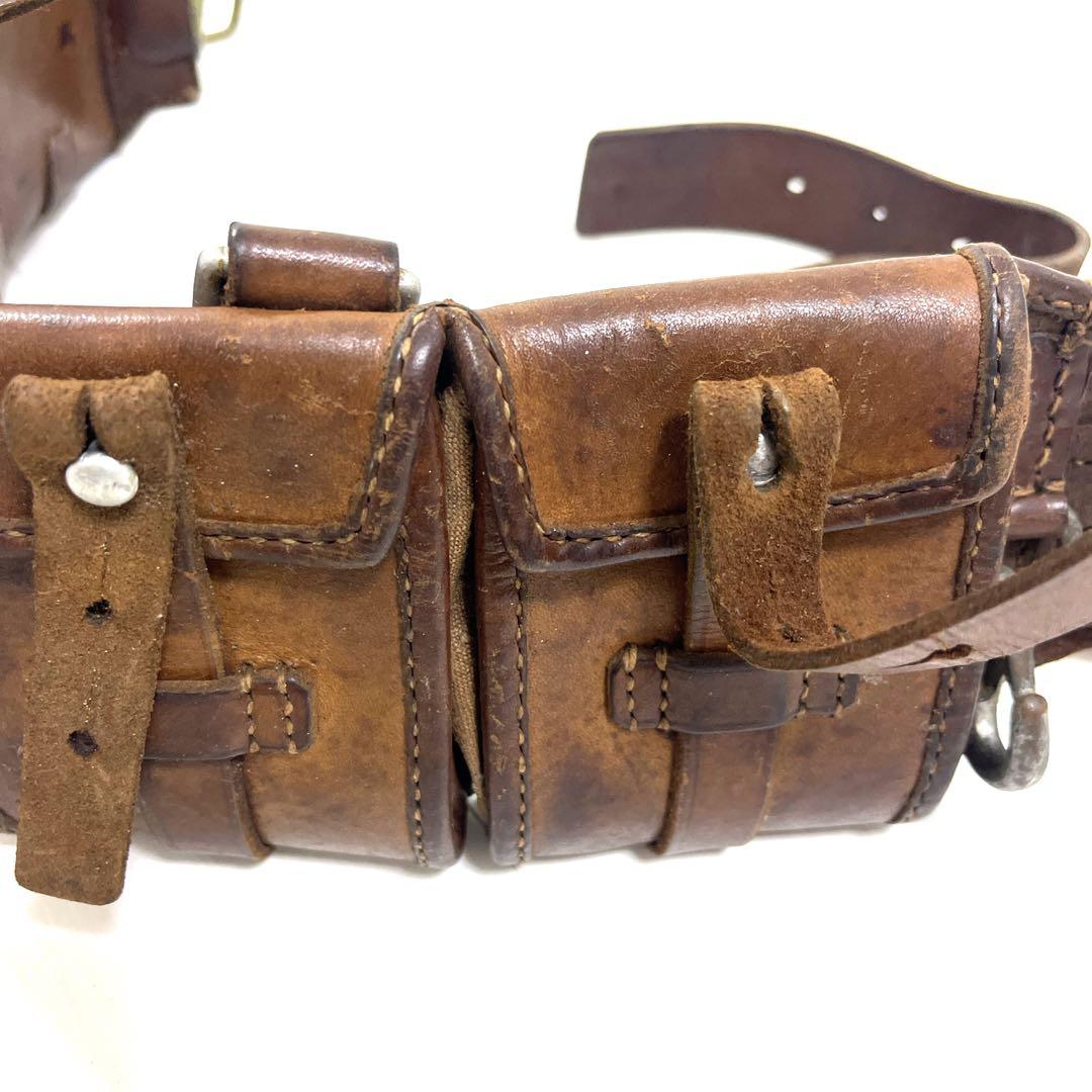 20s 30s ミリタリー　ヴィンテージ　スウェーデン軍　　マシンガンベルト