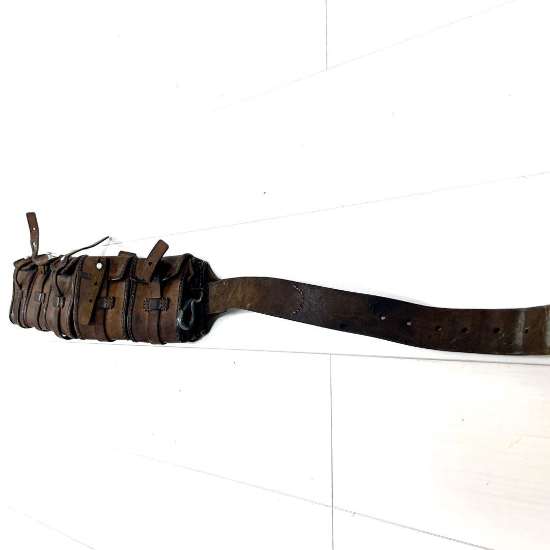 20s 30s ミリタリー　ヴィンテージ　スウェーデン軍　　マシンガンベルト