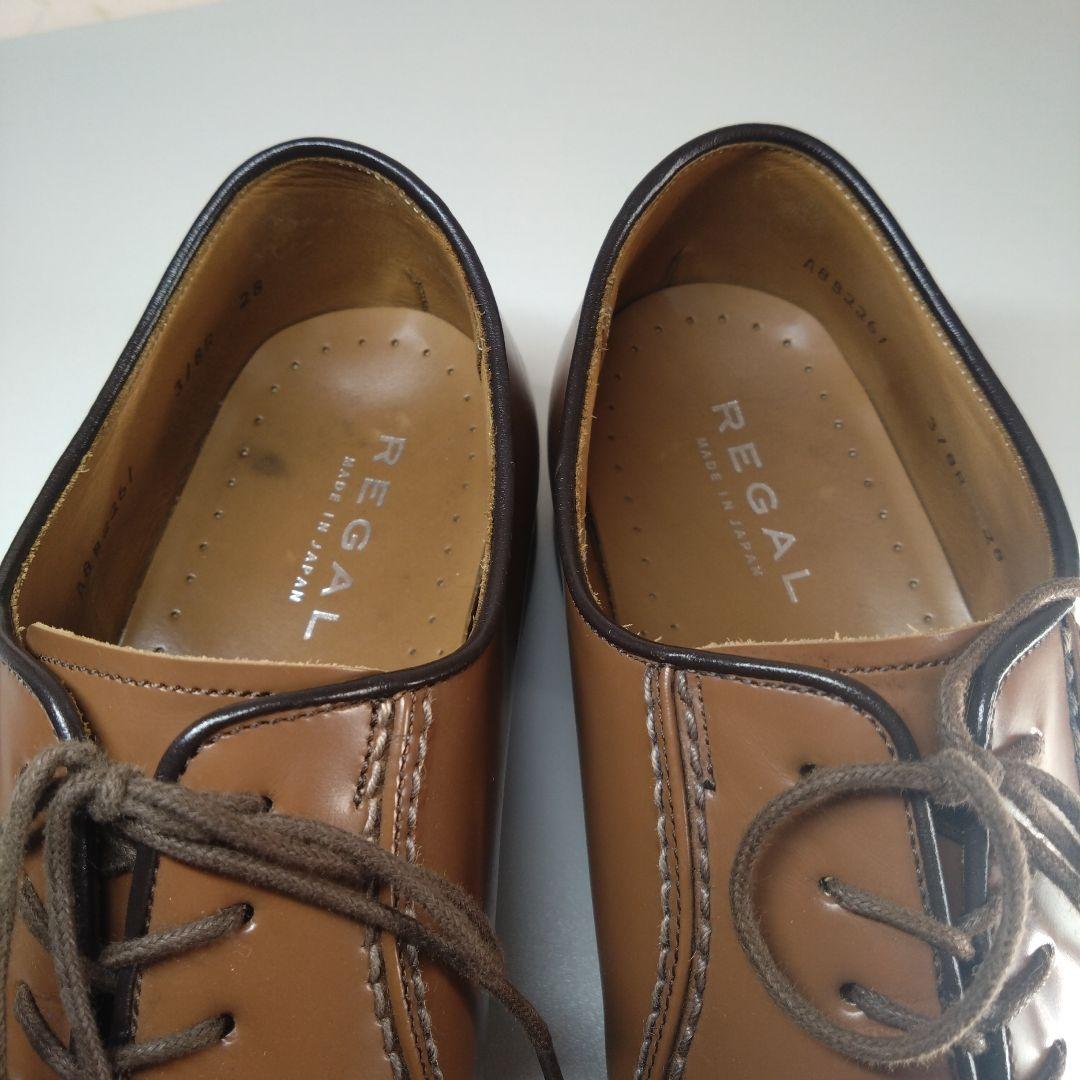 REGAL ブラウン レースアップシューズ