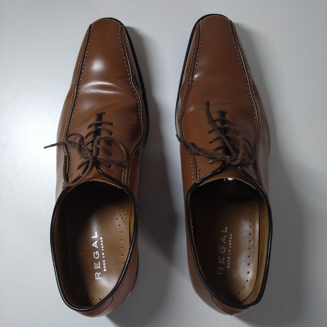 REGAL ブラウン レースアップシューズ
