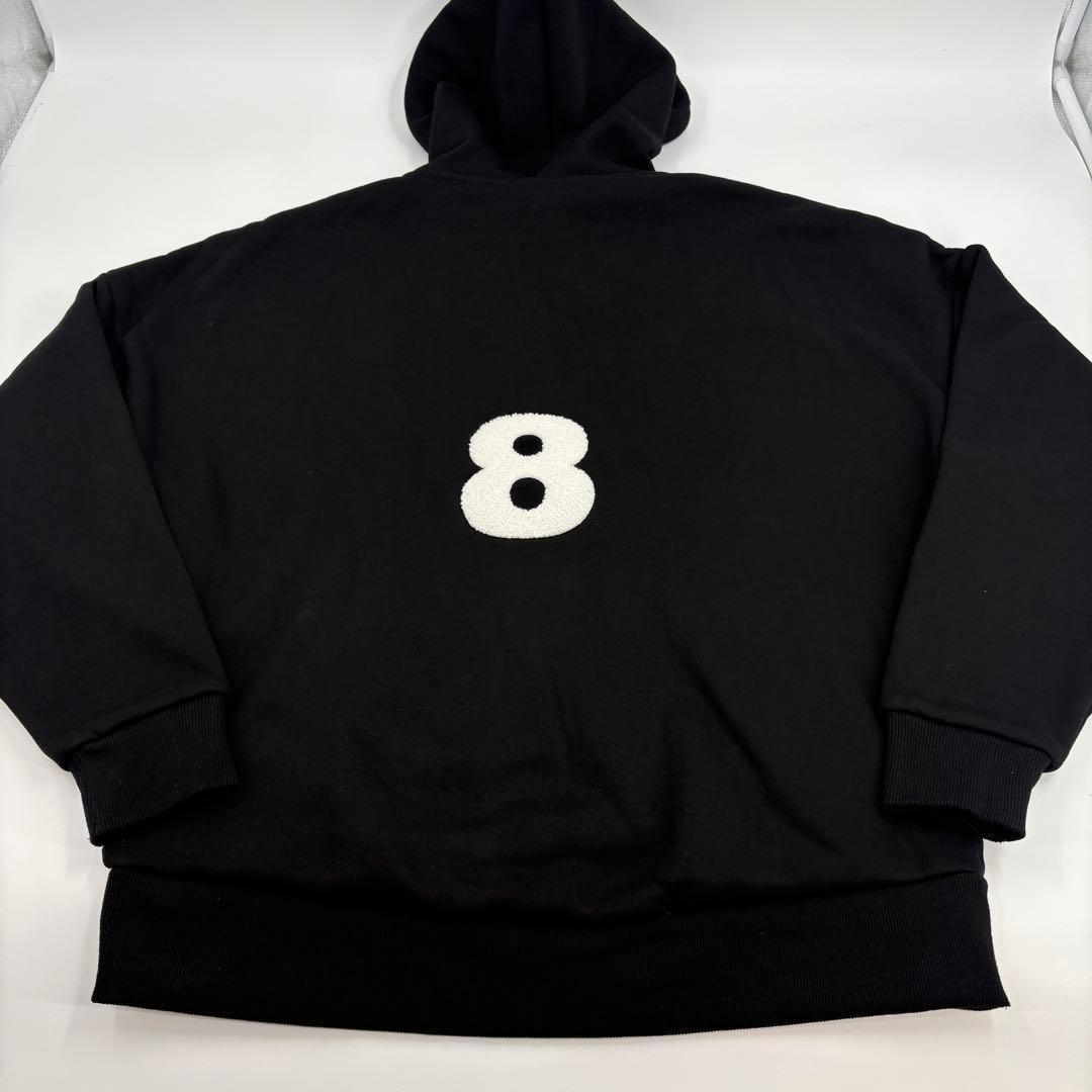 美品　muta MARINE ムータマリン パーカー 黒 ゴルフ 922