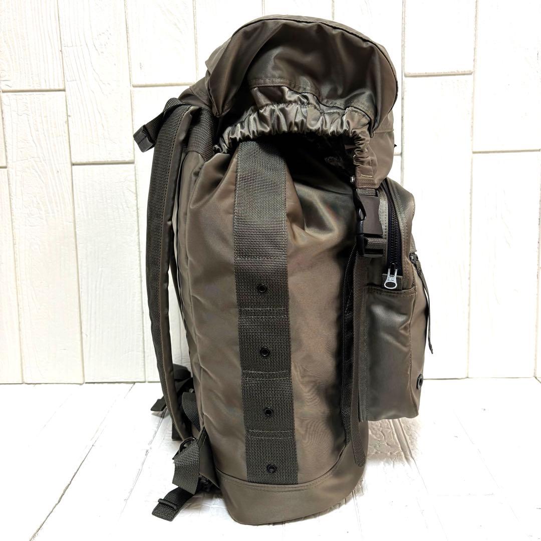 希少 美品 LUGGAGE LABEL ZONE ゾーン バックパック オリーブ