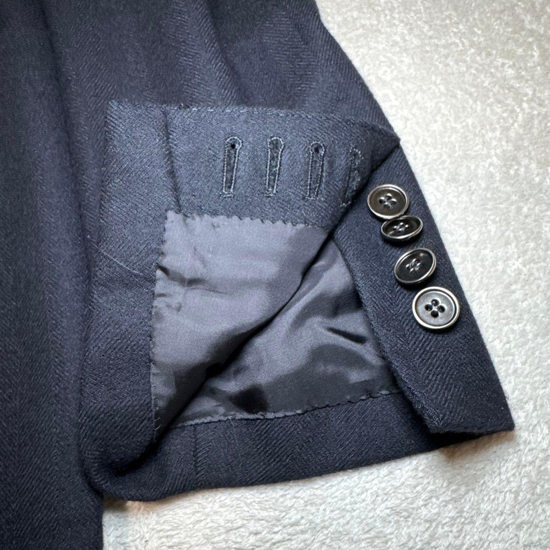93 極美品　日本製　アタイア　テーラードジャケット　ネイビー　S 44