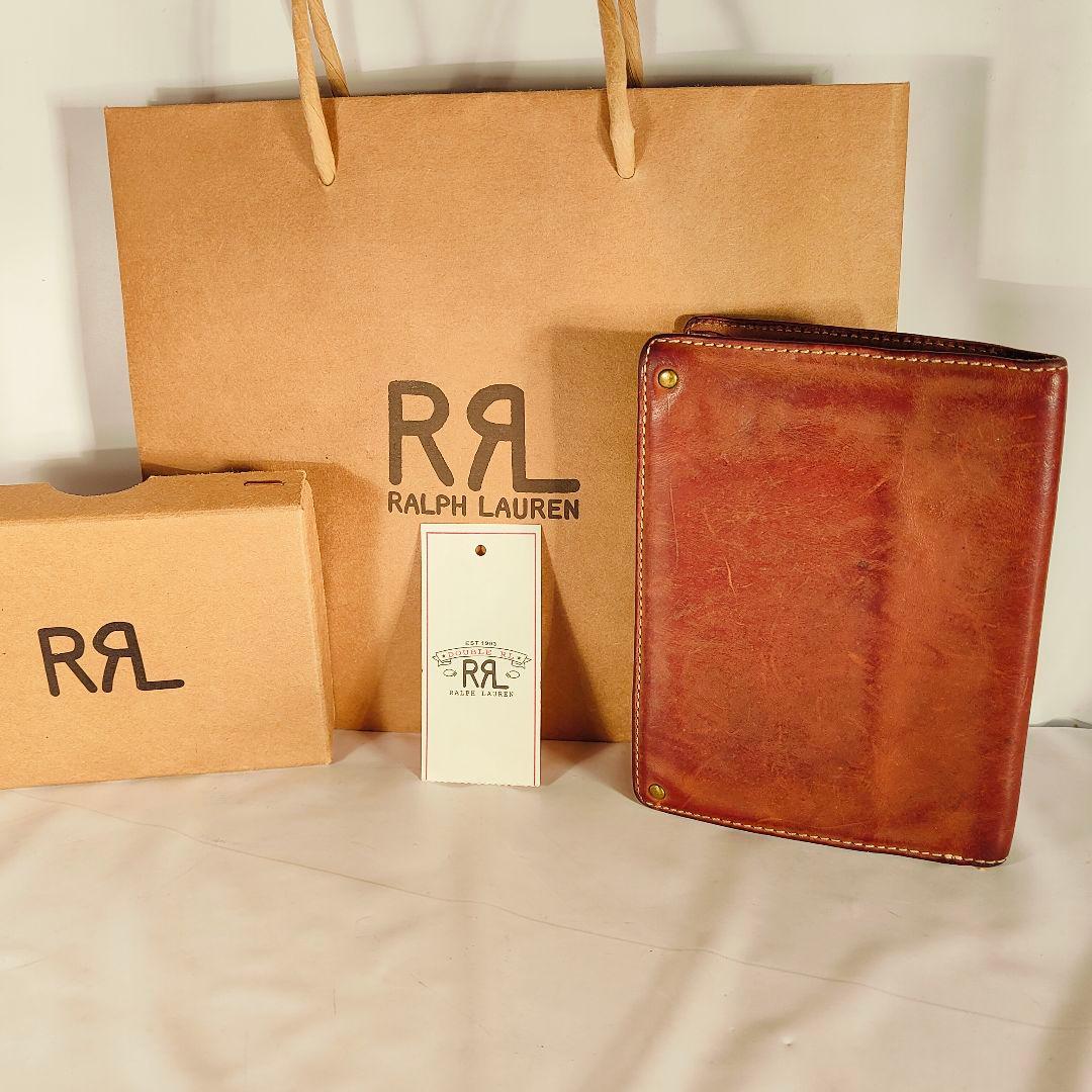 【希少】RRL　ダブルアールエル　高級カードウォレット　タイプA-2　本革正規品