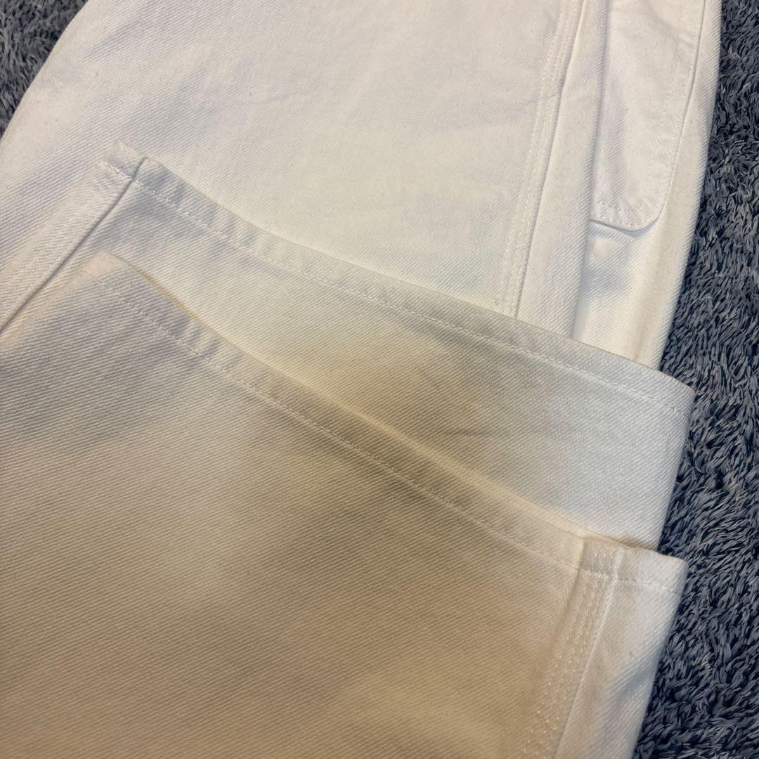 【かぐれ（kagure）】デニムオーバーオール　アイボリー