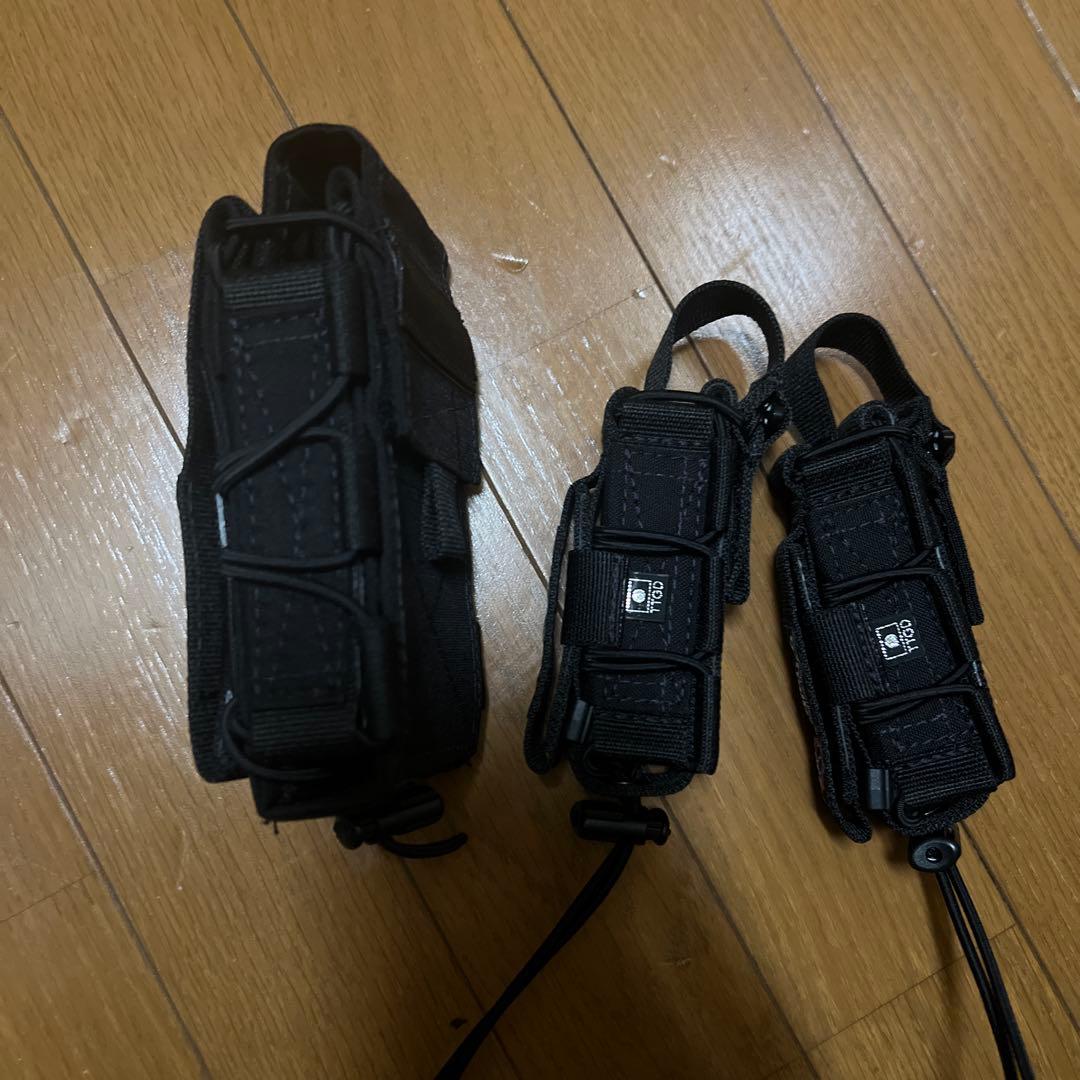 田村装備開発　ポーチセット黒