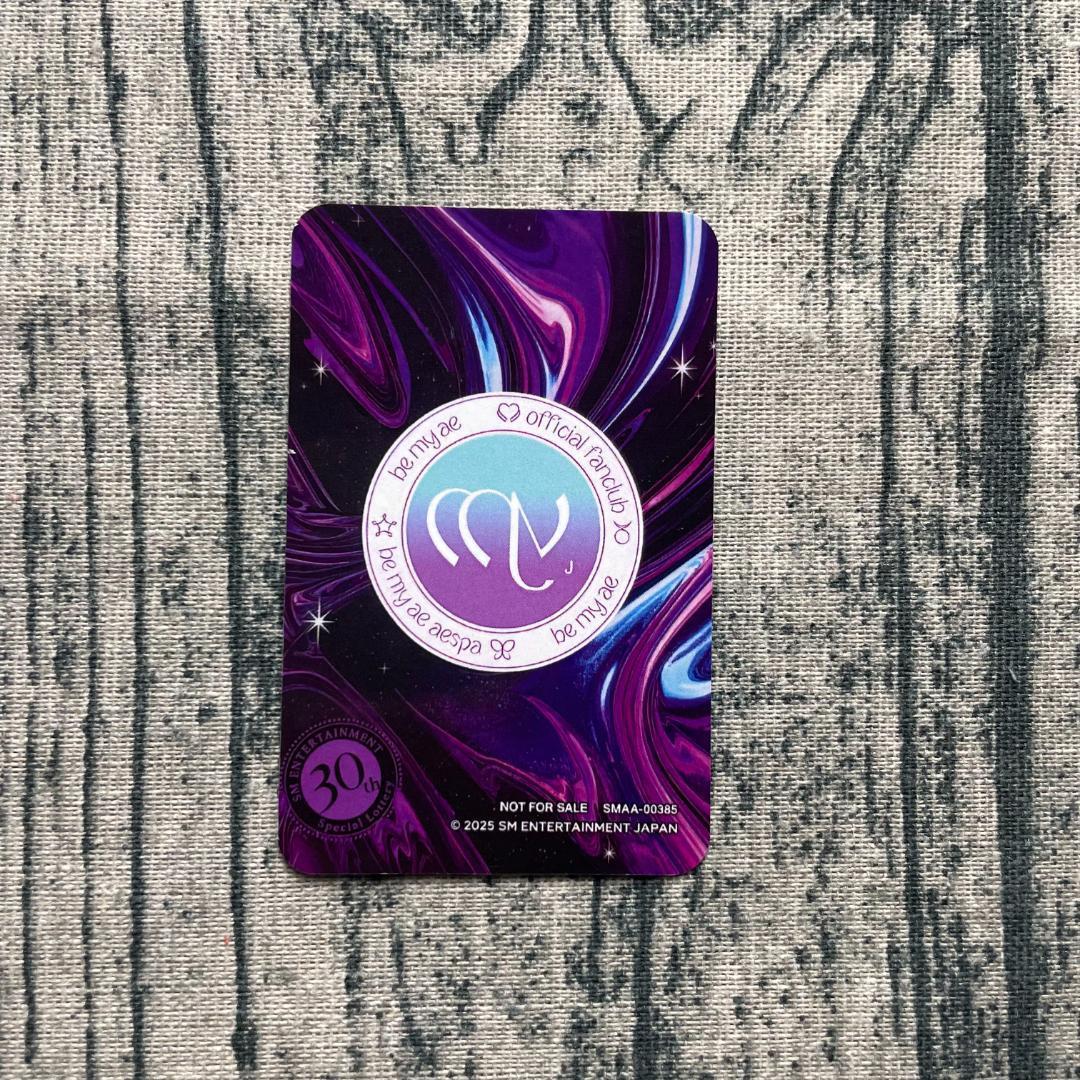 aespa SPECIAL 抽選 smtown 限定 トレカ ニンニン