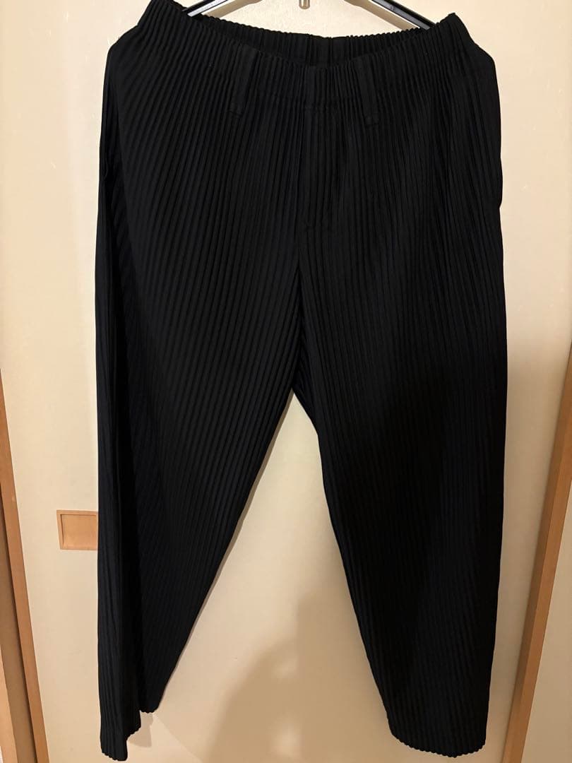 HOMME PLISSE ISSEY MIYAKE プリーツ セットアップ 黒