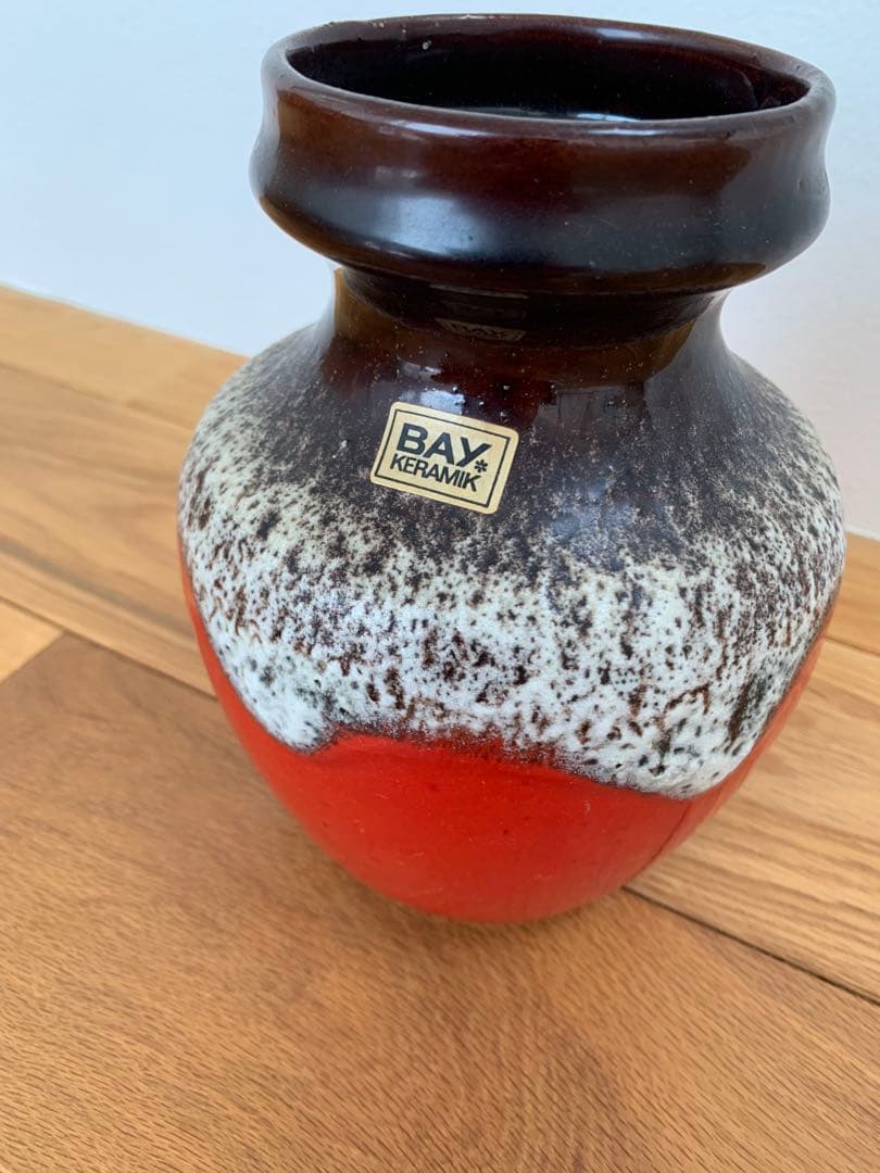 ドイツ　Fat Lava Bay keramik社製　ヴィンテージ花瓶