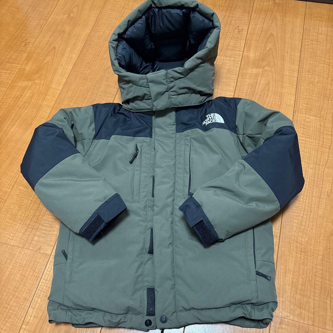 極美品　ノースフェイス バルトロ ジャケット KIDS130ダウン カーキ