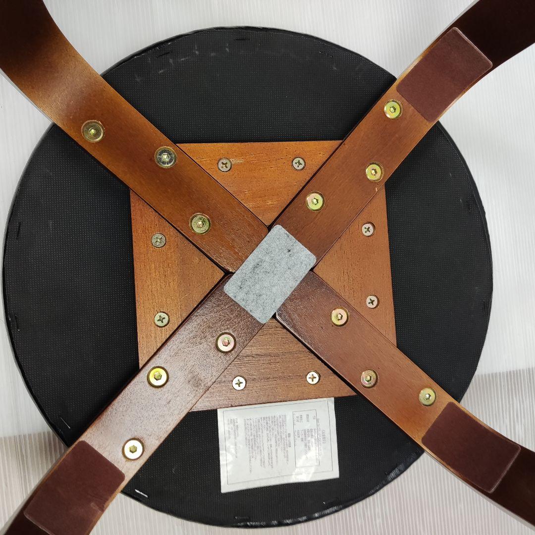 【数日セール】スツール　丸椅子　4脚セット　ブラック