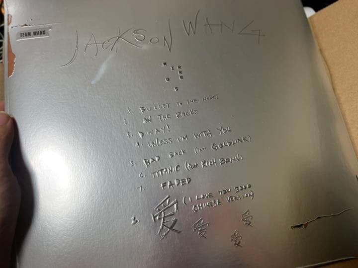 jackson wang/ジャクソン/first album LP/mirror