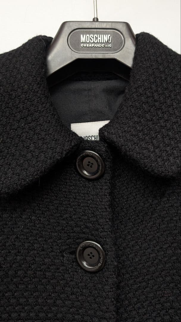 MOSCHINO ウールコート 40 モスキーノ
