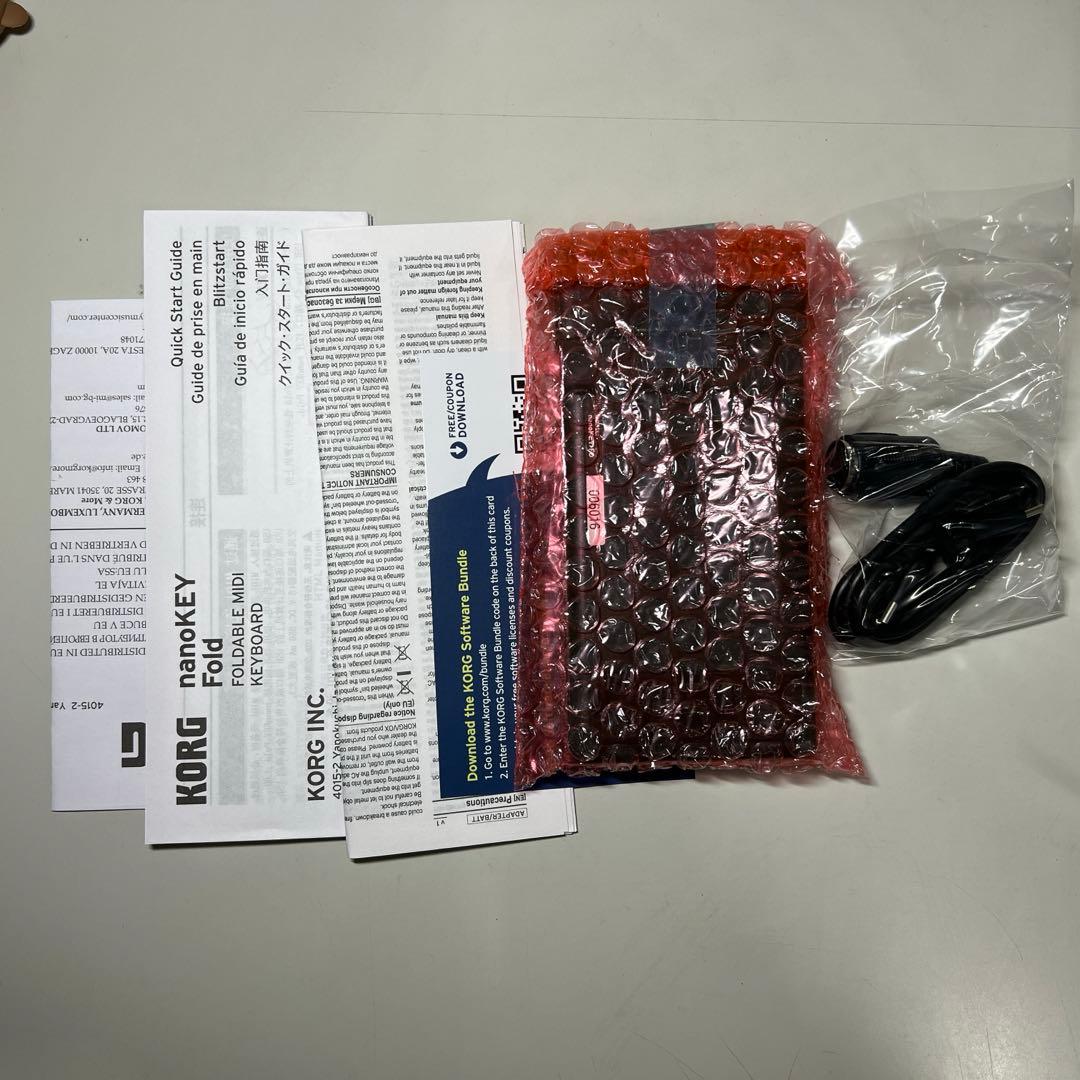 G275 KORG(コルグ)MIDIキーボードnanoKEY Fold 25鍵盤