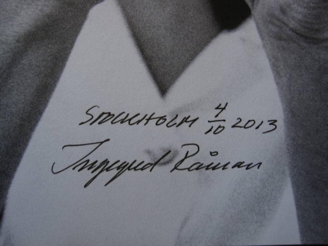 Ingegerd Raman　インゲヤード・ローマン　直筆サイン