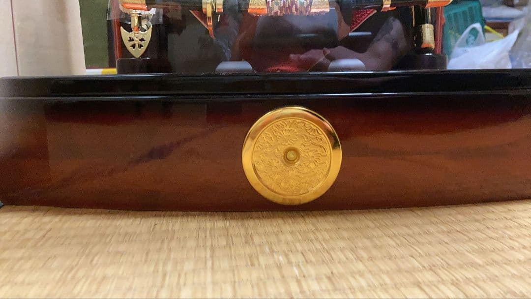 送料無料！　五月人形 兜と刀のセット