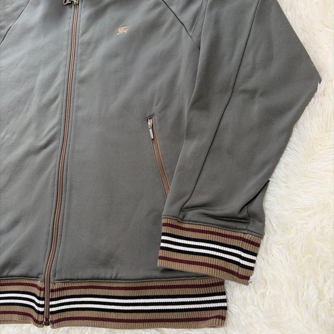 極美品　BURBERRY BLACKLABEL トラックジャケット　オリーブ　3